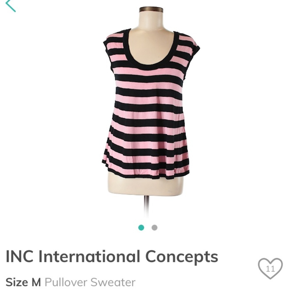 Knitted baby doll shirt